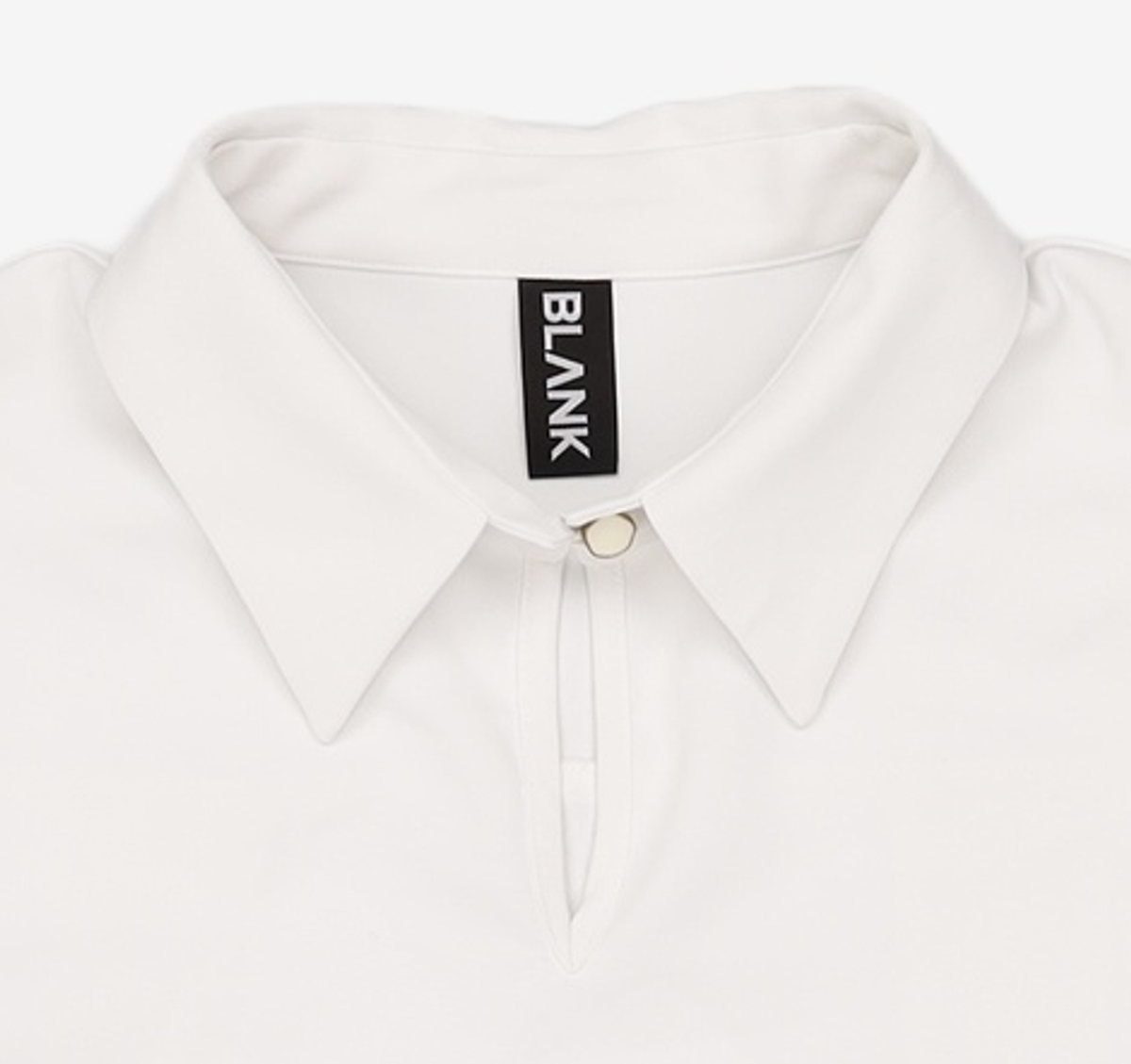 블랭크(BLANK) SIMPLE CROP SHIRT-WH FREE