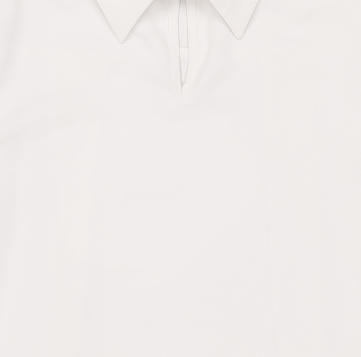 블랭크(BLANK) SIMPLE CROP SHIRT-WH FREE