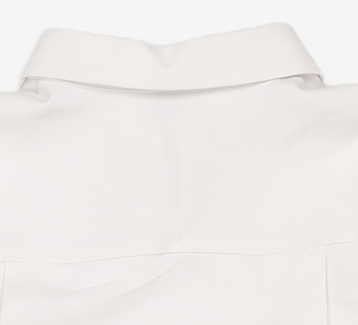 블랭크(BLANK) SIMPLE CROP SHIRT-WH FREE
