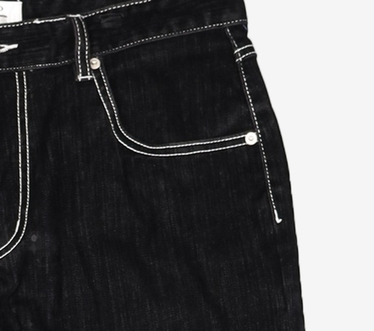 본투윈(BORN TO WIN) VELVET STRAIGHT DENIM PANTS [BLACK] 2