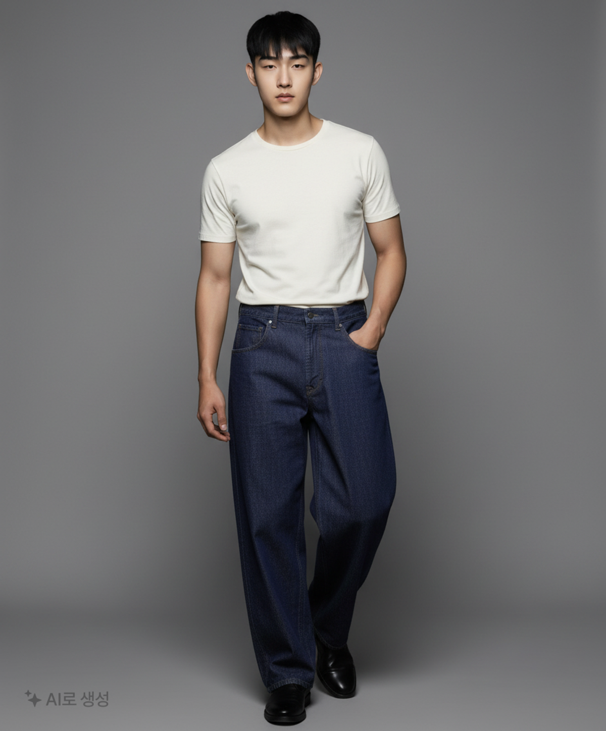유니클로(UNIQLO) 청/데님 팬츠 L