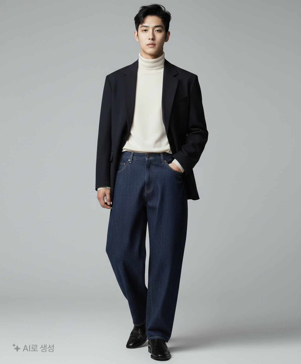 유니클로(UNIQLO) 청/데님 팬츠 L