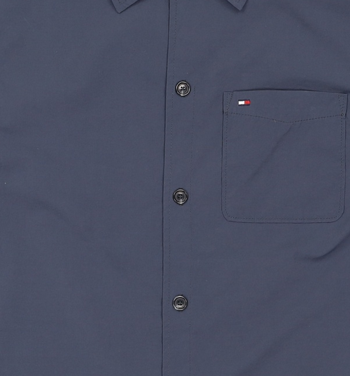타미힐피거(TOMMY HILFIGER) [Relax fit] 오픈칼라 반팔 셔츠 (T12F1WSH731MLMDW5) S