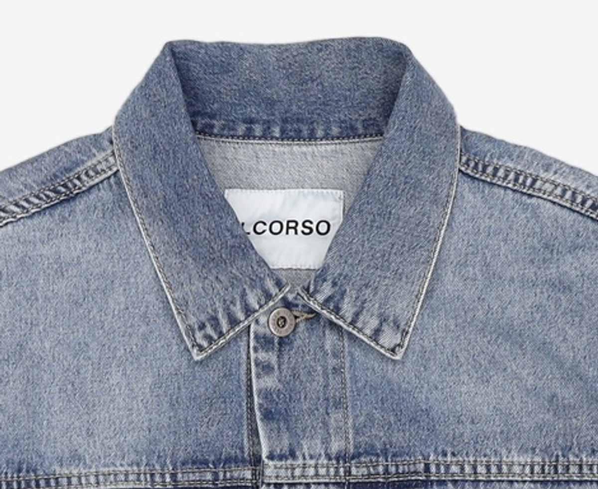 일꼬르소(IL CORSO) 아카이브 타입1 워시드 데님 자켓 블루 M