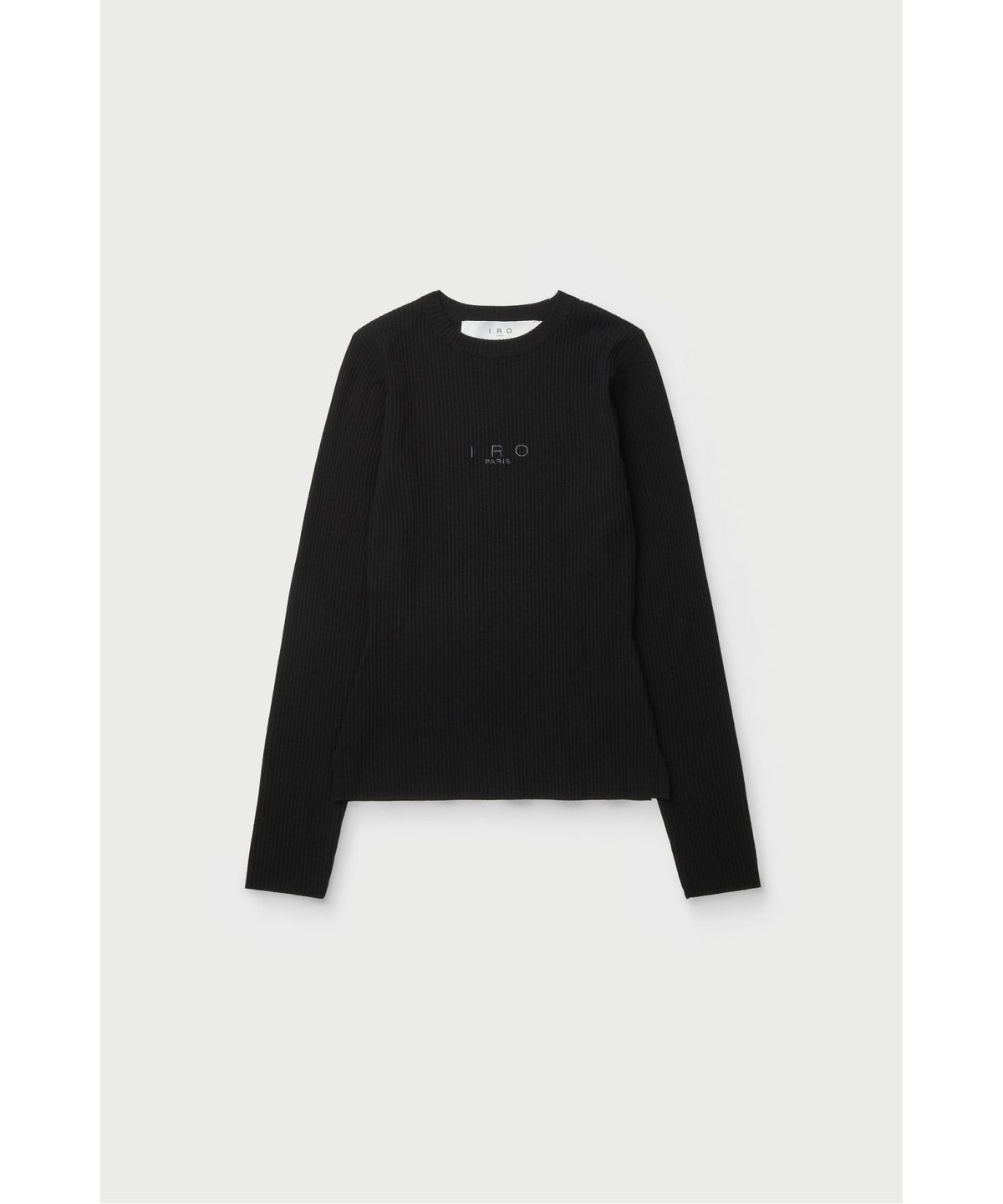 이로 우먼(IROWOMEN) 골지 자수 니트 ILWAA26706BKX