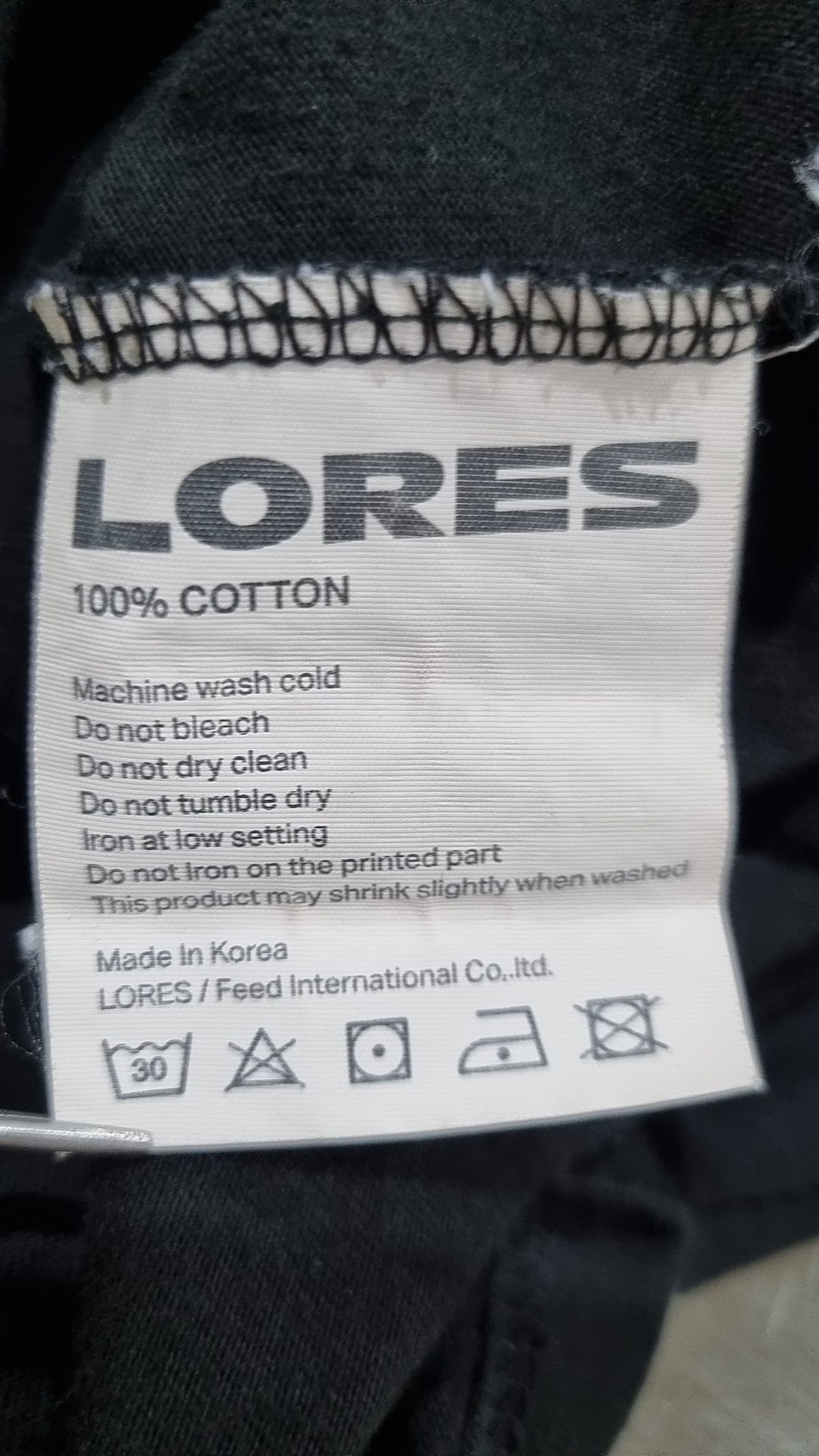 로어즈(LORES) 반소매 티셔츠 L