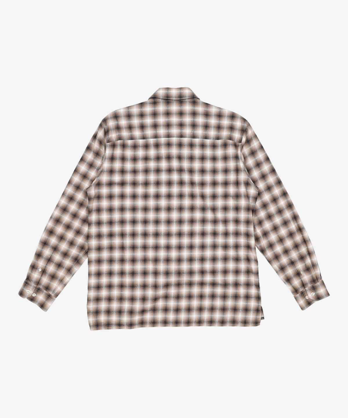 커스텀멜로우(CUSTOMELLOW) somelos ombre check snug shirt_CWSAA22023BRX XL
