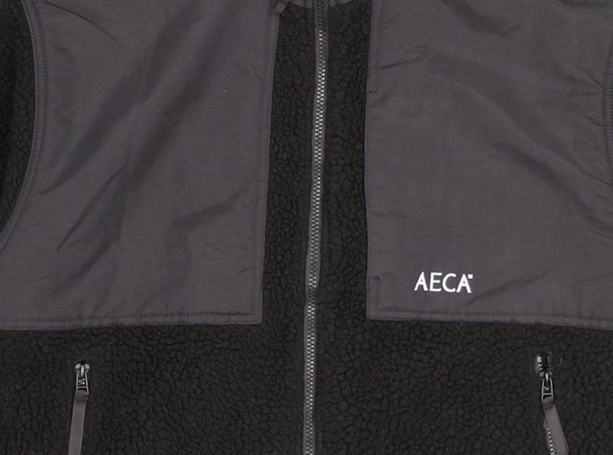 에이카화이트(AECA) AECA STANDARD SHERPA JACKET-BLACK M