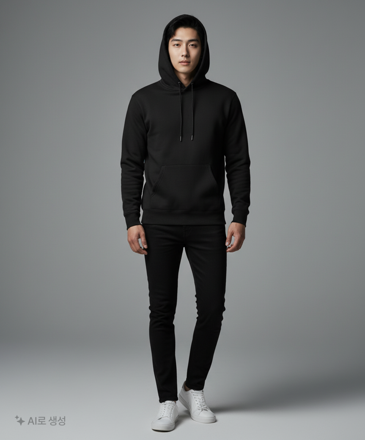 챔피온(CHAMPION) S700 기모 후드티 블랙 S
