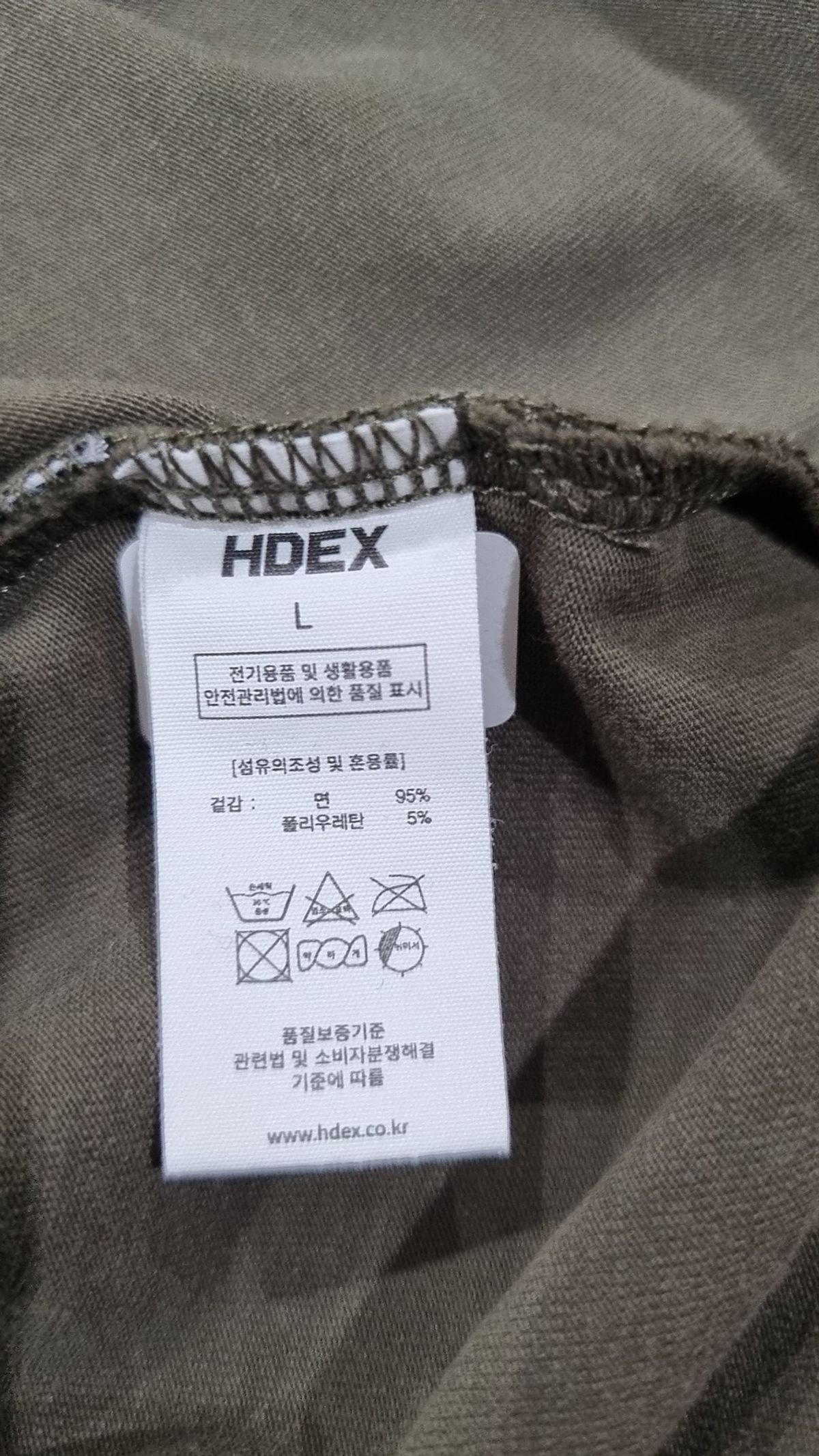 에이치덱스(HDEX) 반소매 티셔츠 L