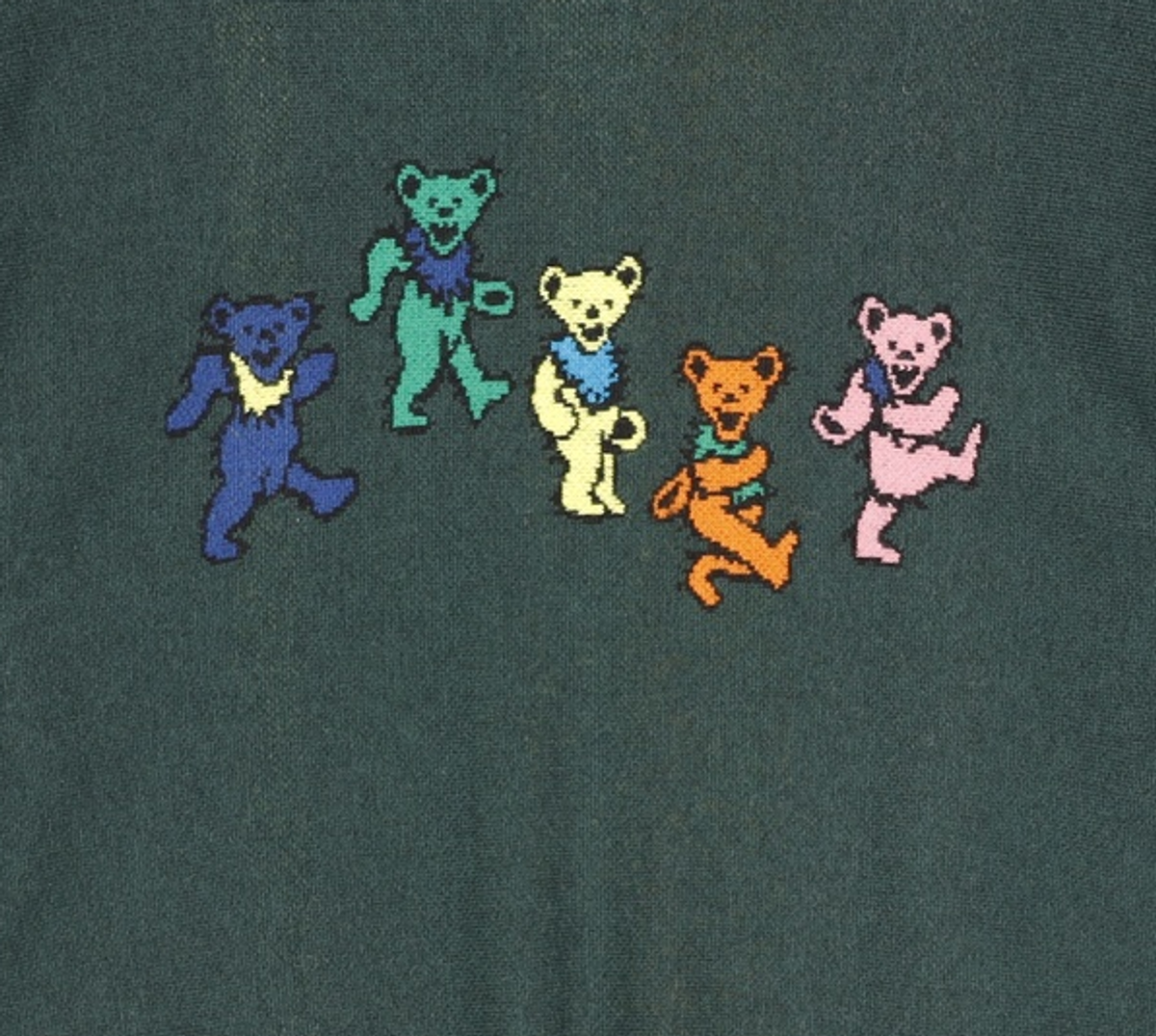 디스이즈네버댓(THISISNEVERTHAT) GD Dancing Bears Knit Sweater Dark Green S
