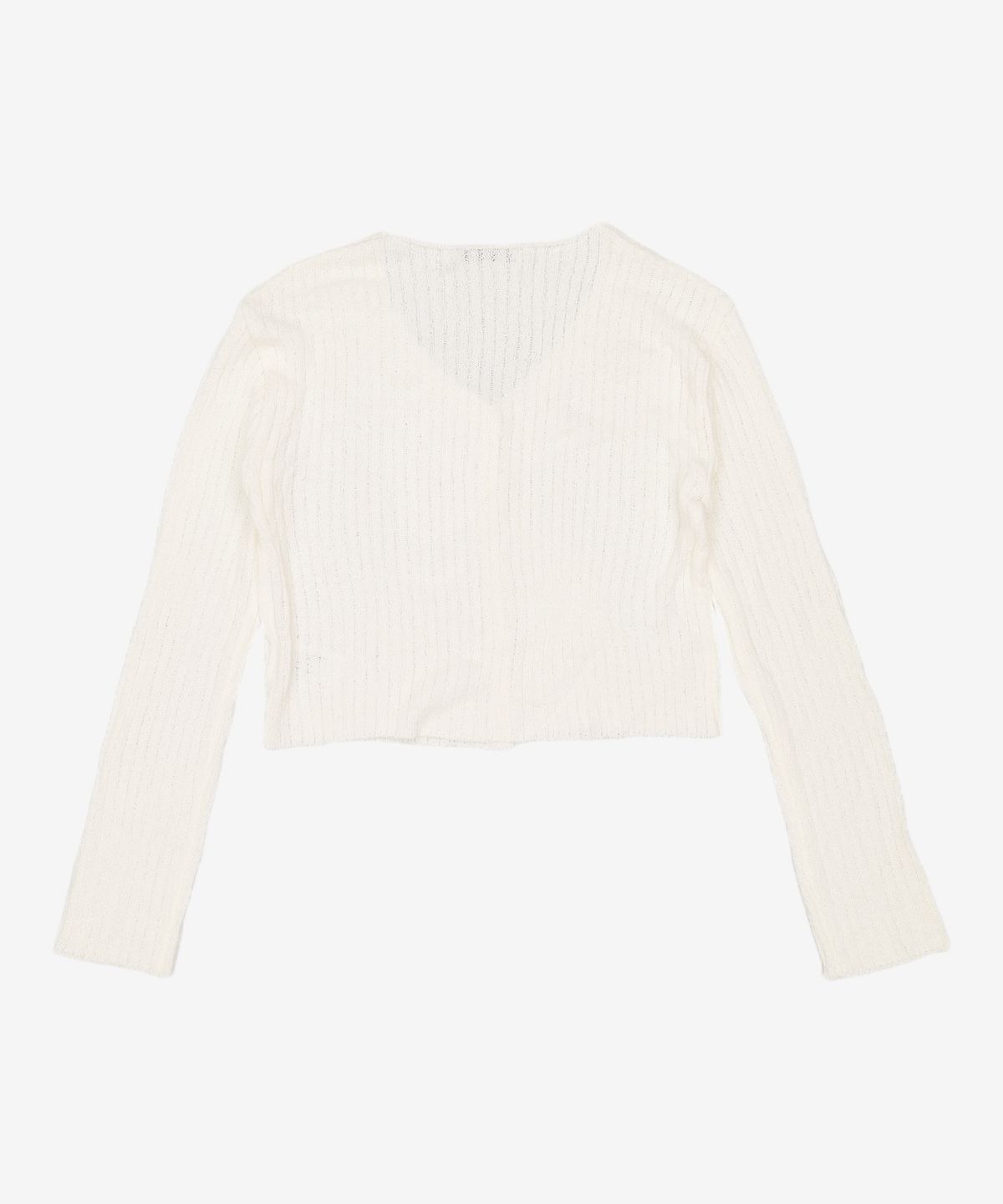 미쏘(MIXXO) [리오더]부클 골지 크롭 가디건 CKD622T RE_MIWCKD81QT M