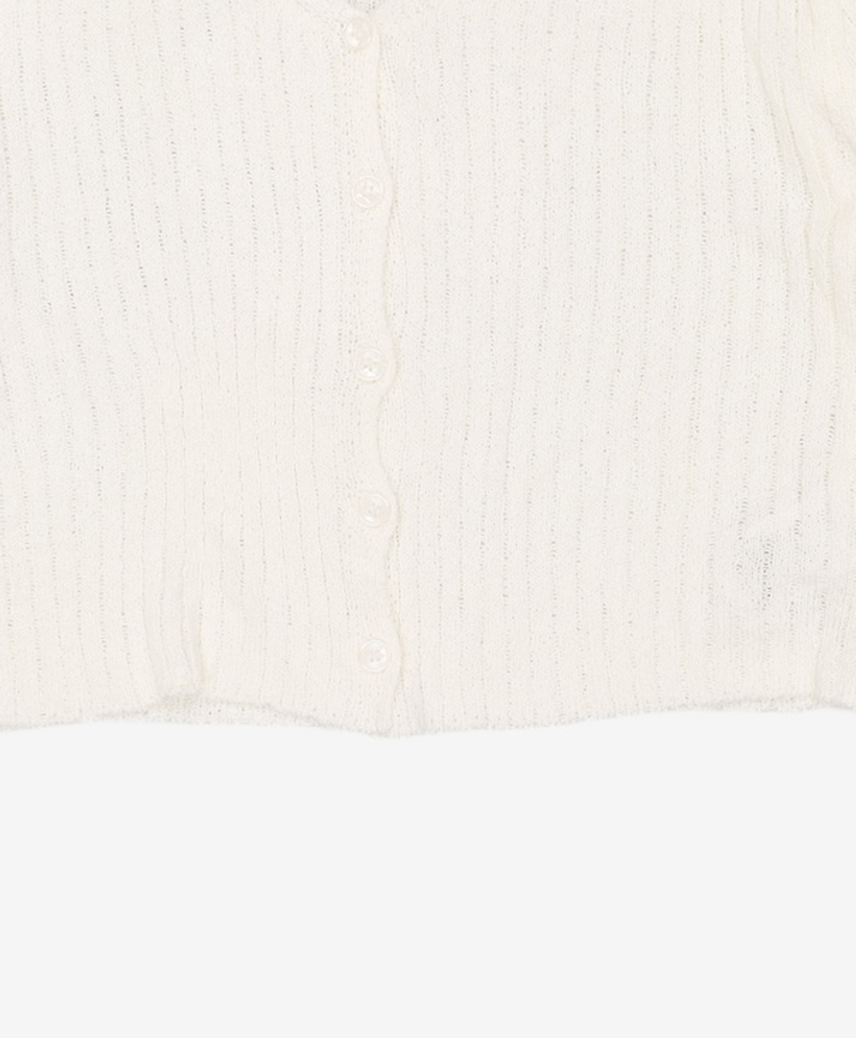 미쏘(MIXXO) [리오더]부클 골지 크롭 가디건 CKD622T RE_MIWCKD81QT M