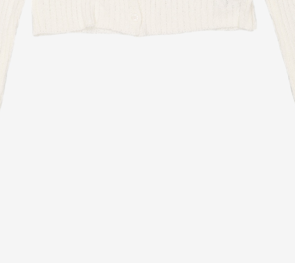 미쏘(MIXXO) [리오더]부클 골지 크롭 가디건 CKD622T RE_MIWCKD81QT M
