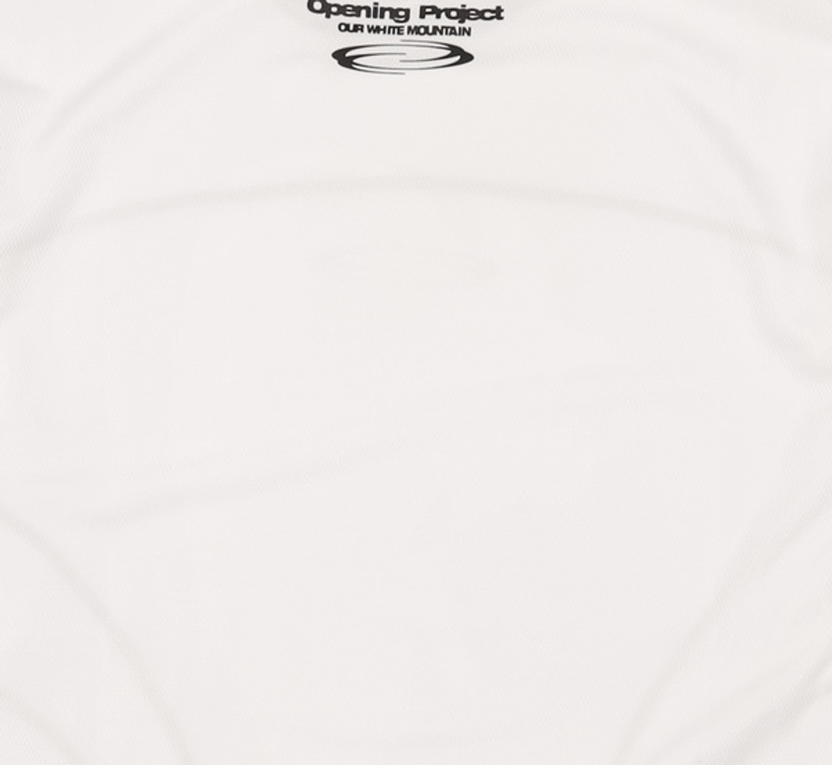 오프닝프로젝트(OPENING PROJECT) Symbol Logo Stitch Jersey - White 1