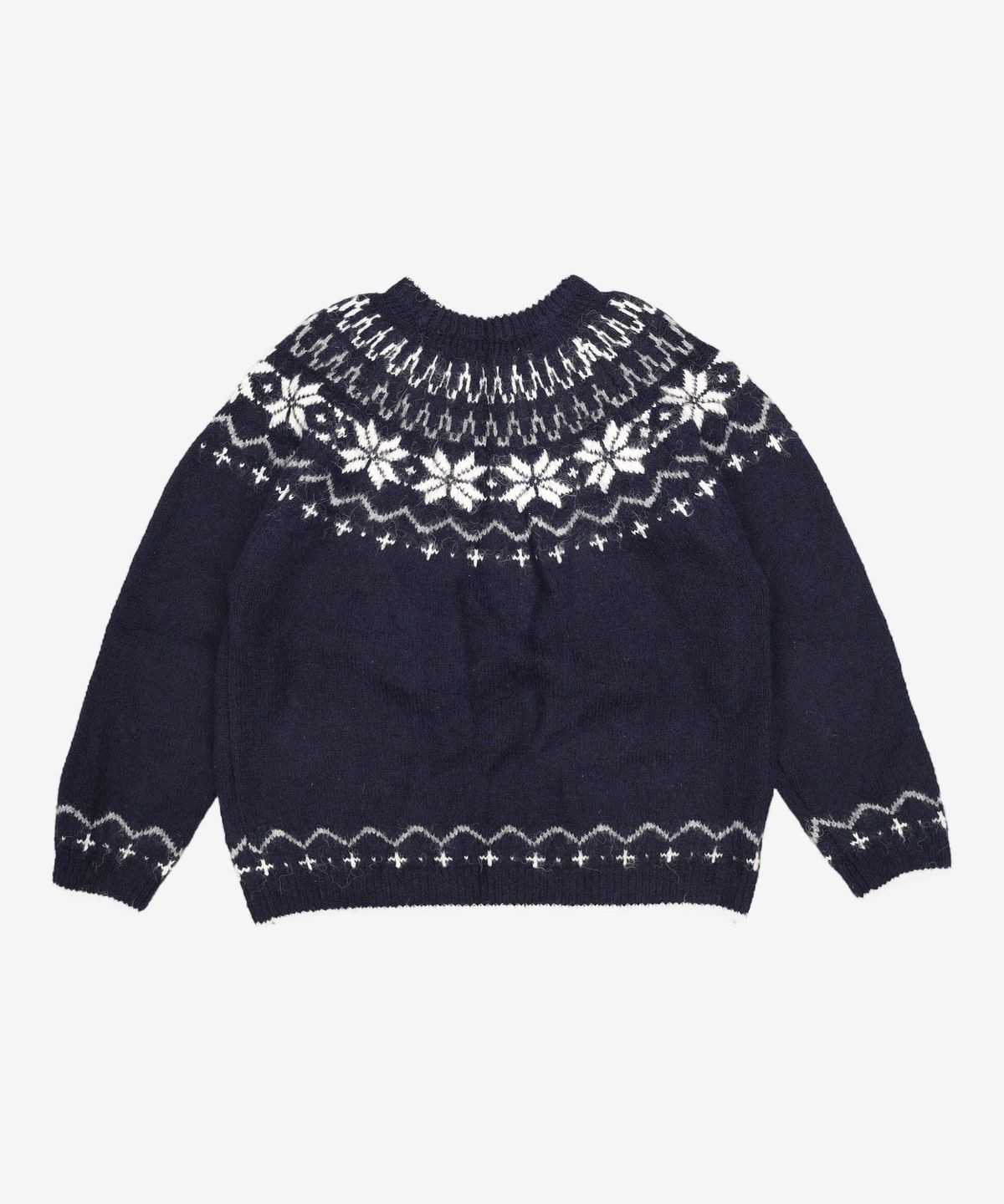 제너럴 아이디어(GENERAL IDEA) UNISEX 울 스노우 노르딕 풀오버 [NAVY] / SBD4U05022 XL