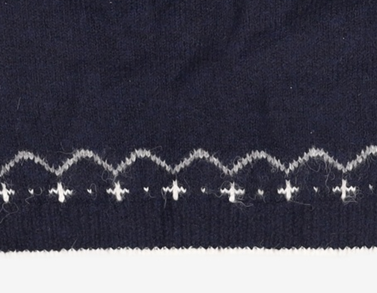 제너럴 아이디어(GENERAL IDEA) UNISEX 울 스노우 노르딕 풀오버 [NAVY] / SBD4U05022 XL