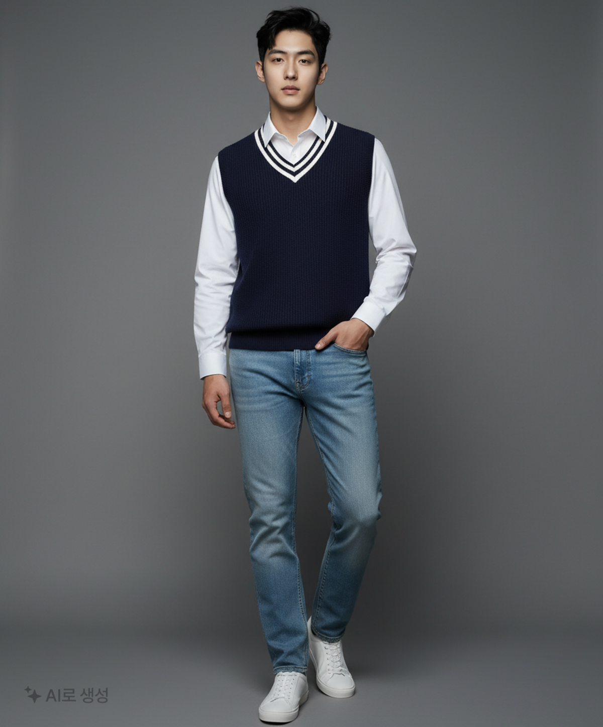 니티드(KNITTED) 베스트 M