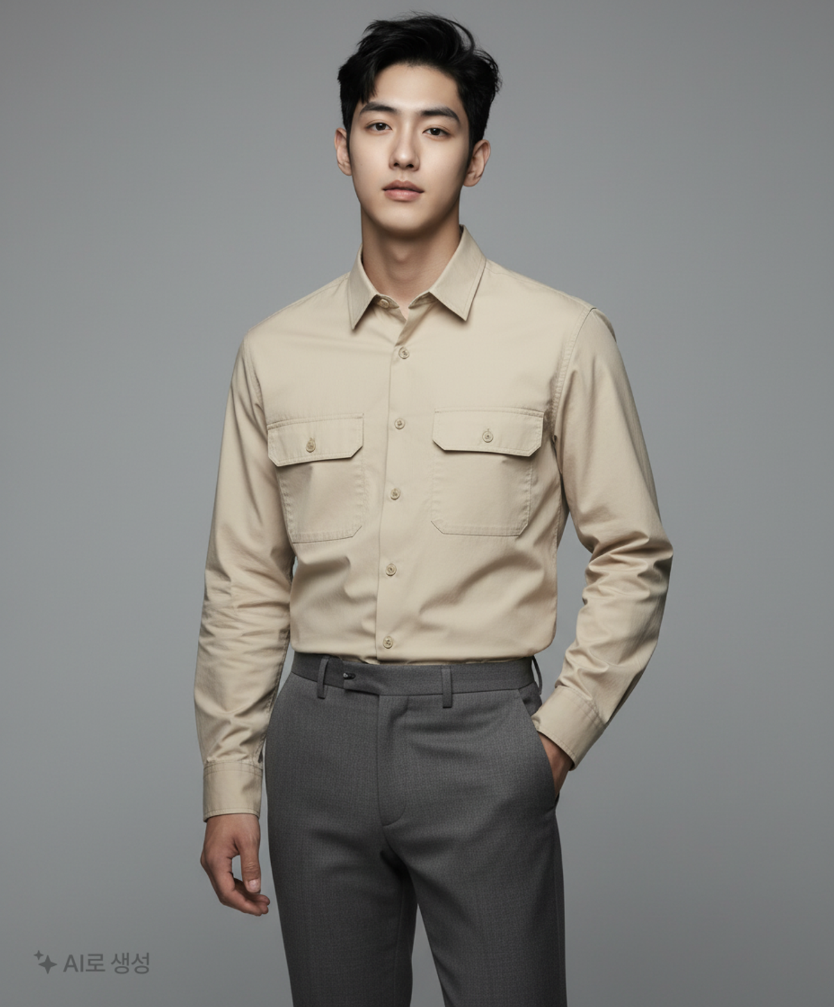 유니클로(UNIQLO) 캐주얼 셔츠 L