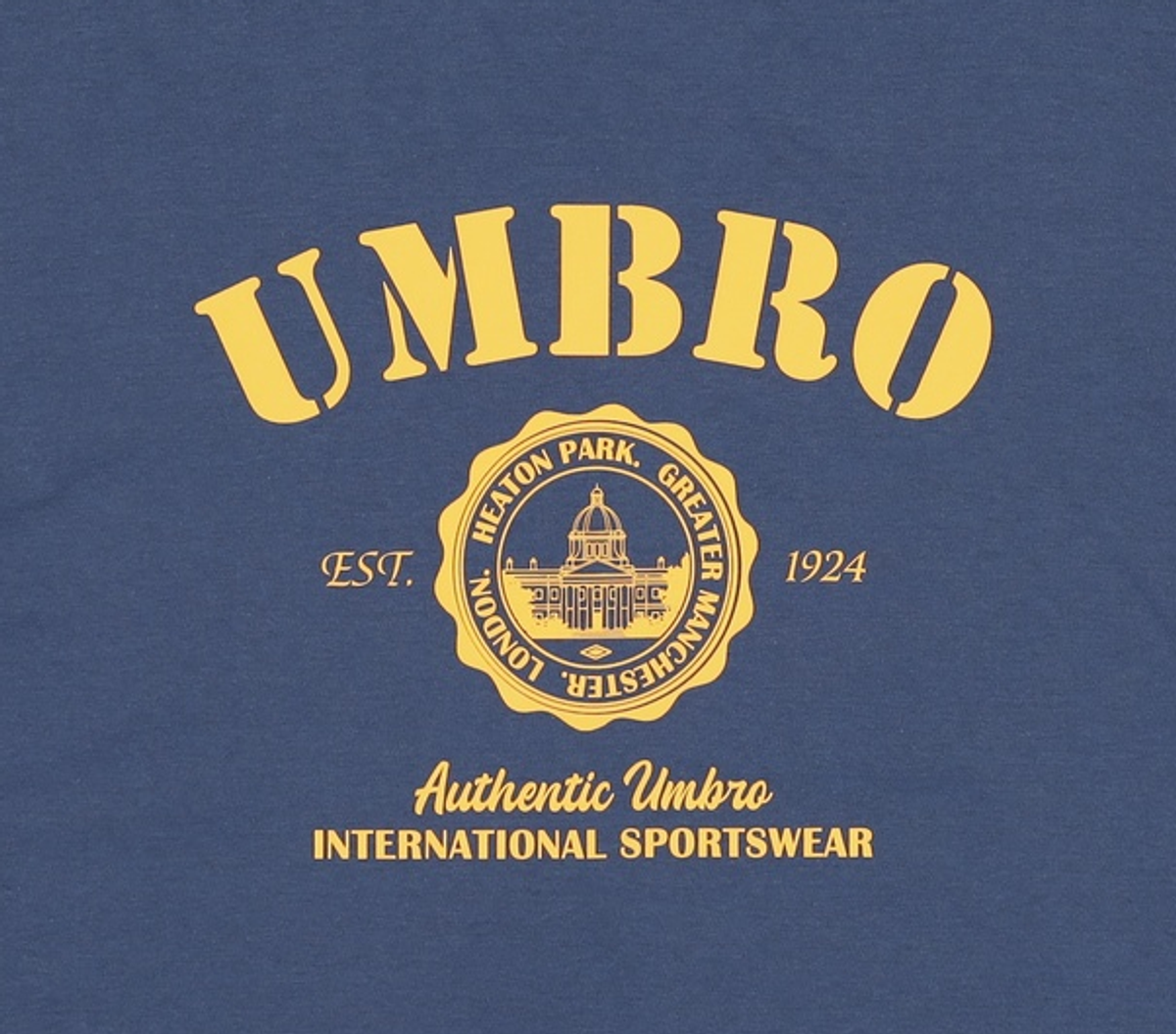 엄브로(UMBRO) [COOLING] 아이스코튼 맥스핏 그래픽 반팔 티셔츠 네이비 UR221CRS64 100