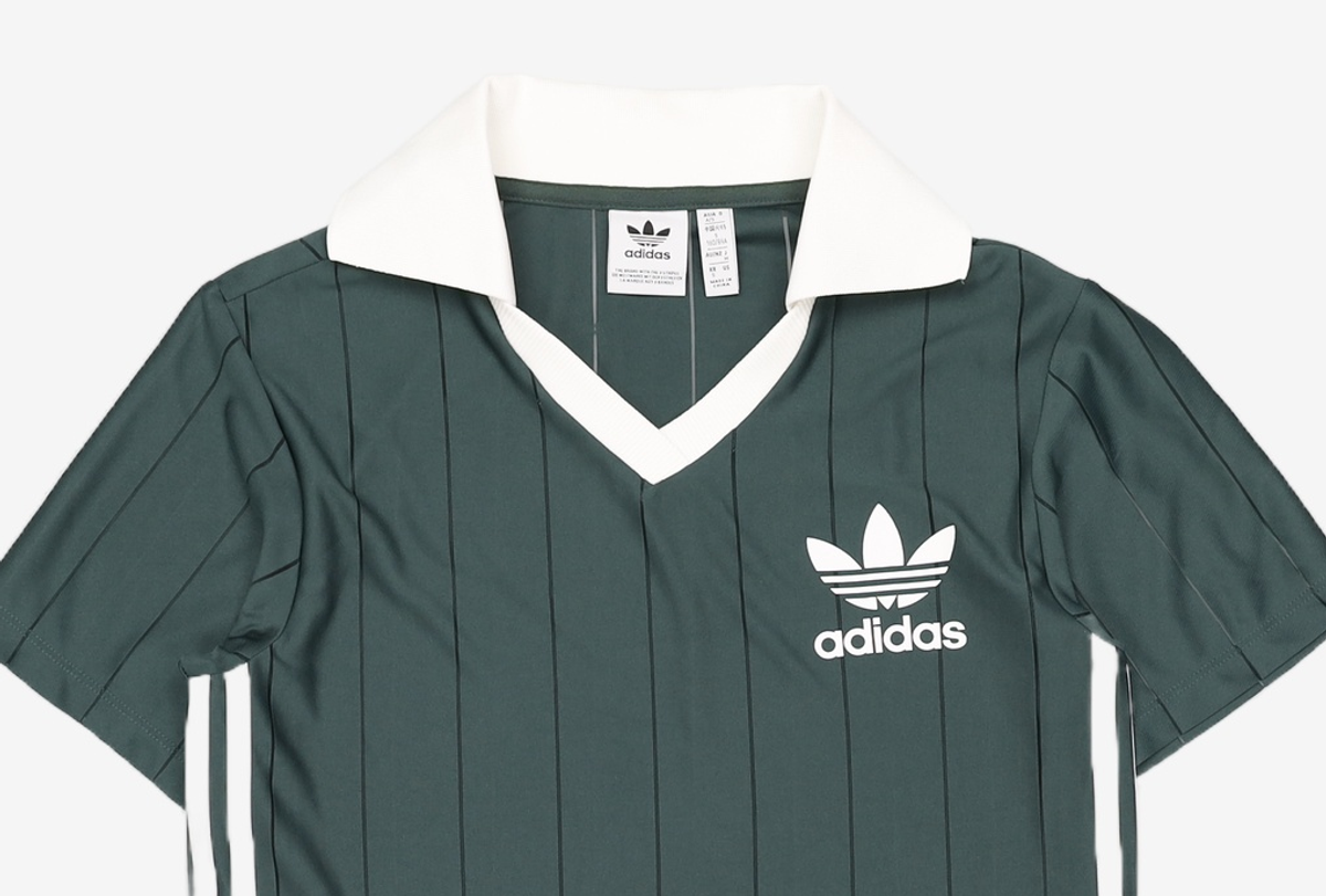 아디다스(ADIDAS) 3S 핀스트라이프 드레스 - 그린 / IX5507 S