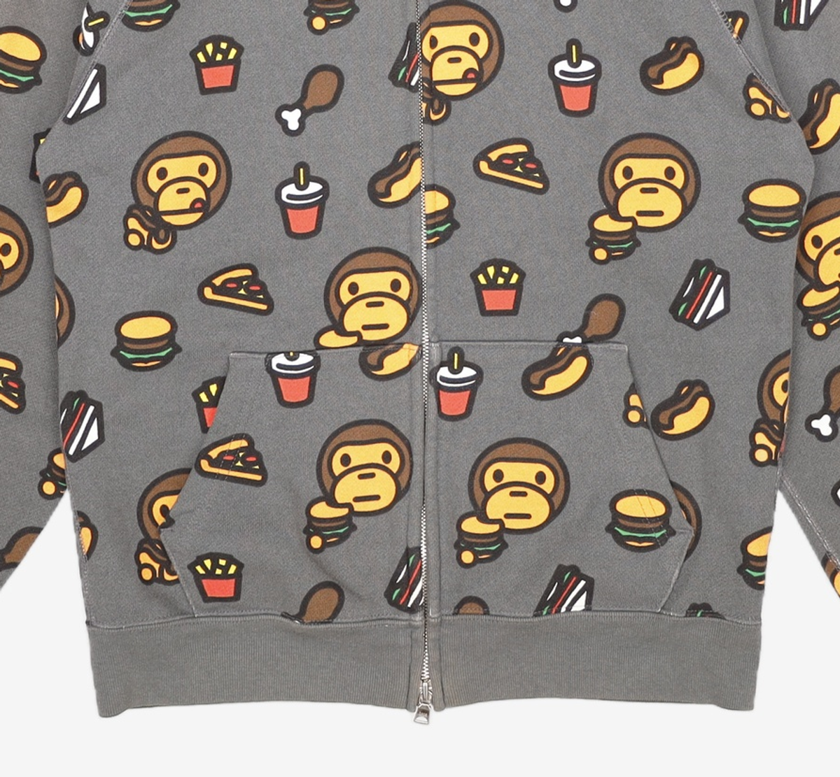 베이프(BAPE) 후드 집업 SHORT
