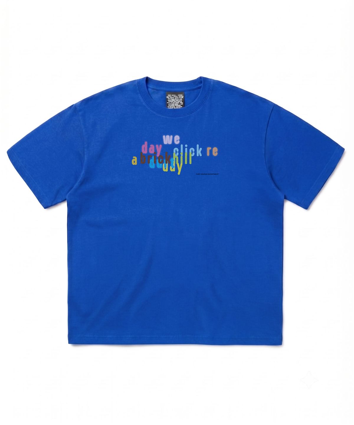 더트(DURT) OUR SUMMER HALF SLEEVE TEE (BLUE)