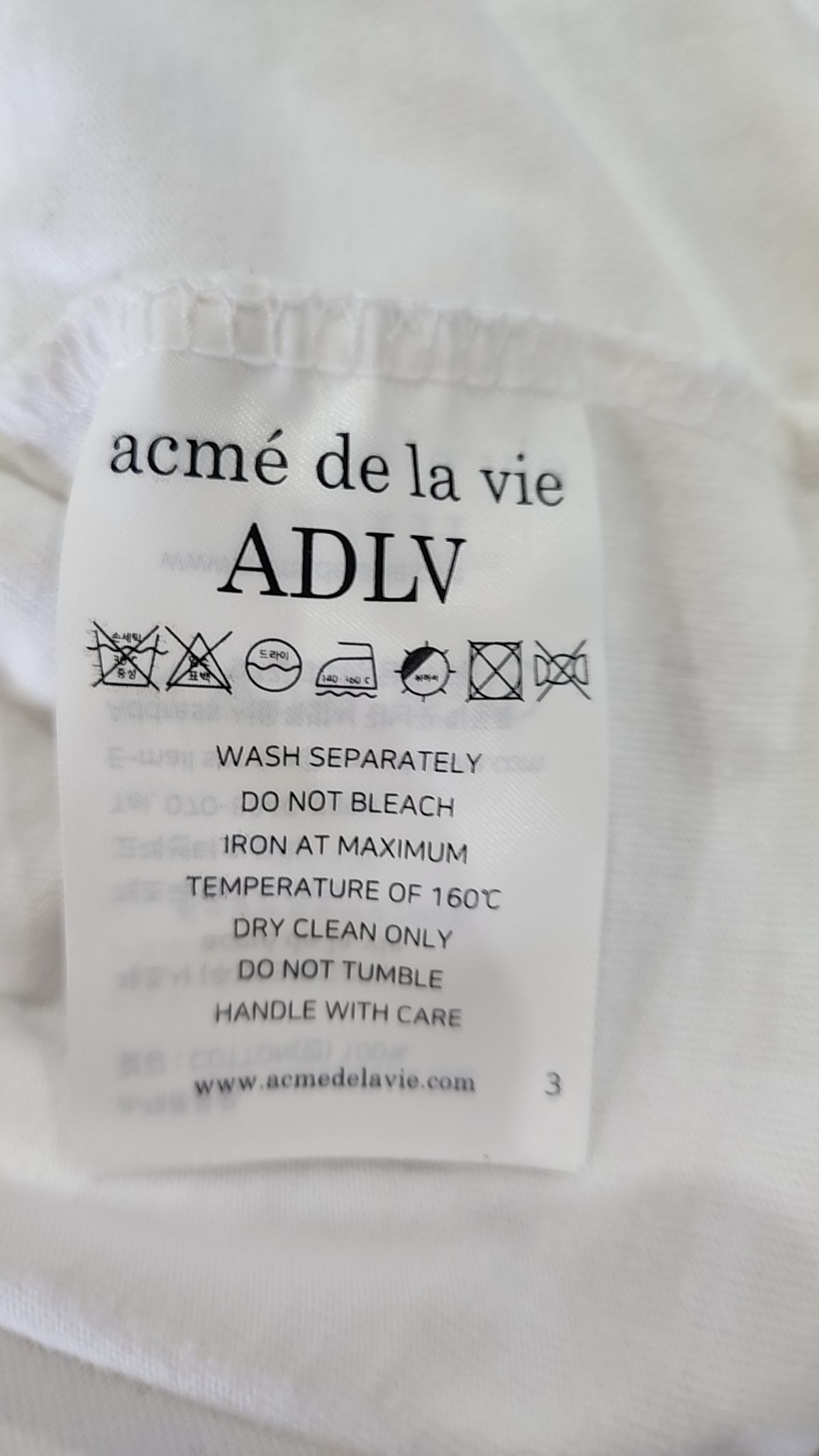 아크메드라비(ACME DE LA VIE) 반소매 티셔츠 OS