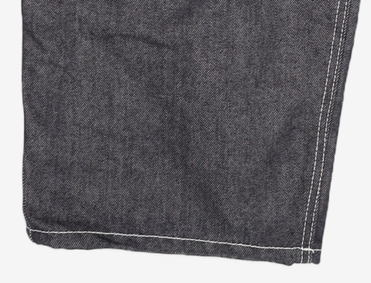 데케트(DECET) Deep Pleats Wide Jeans DCPT030Black 34