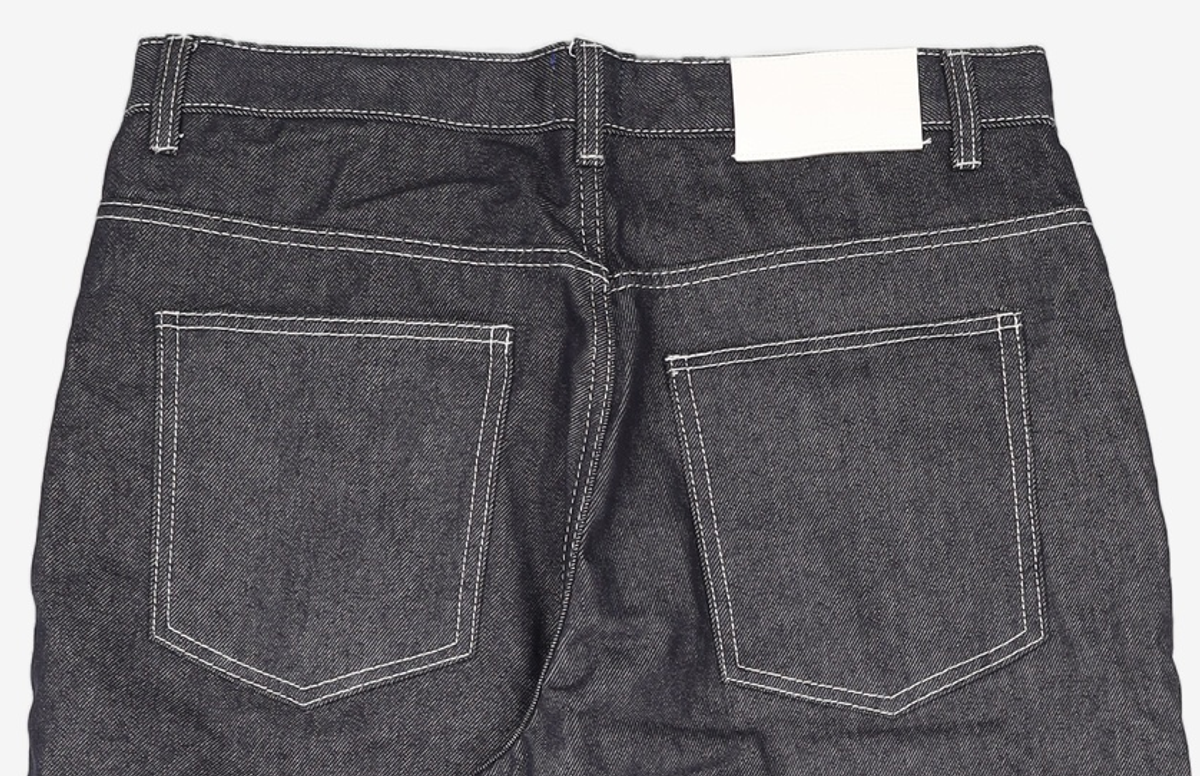 데케트(DECET) Deep Pleats Wide Jeans DCPT030Black 34