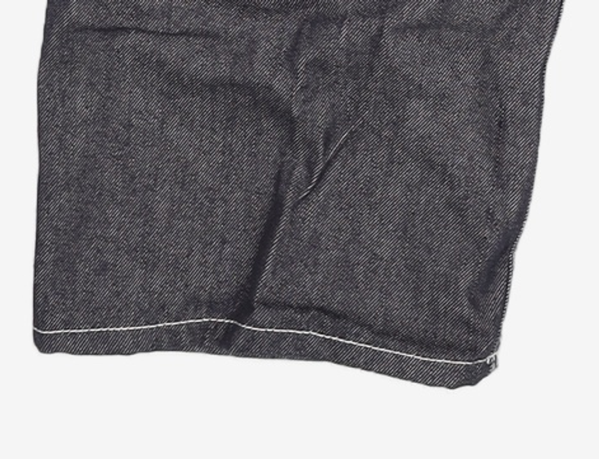 데케트(DECET) Deep Pleats Wide Jeans DCPT030Black 34