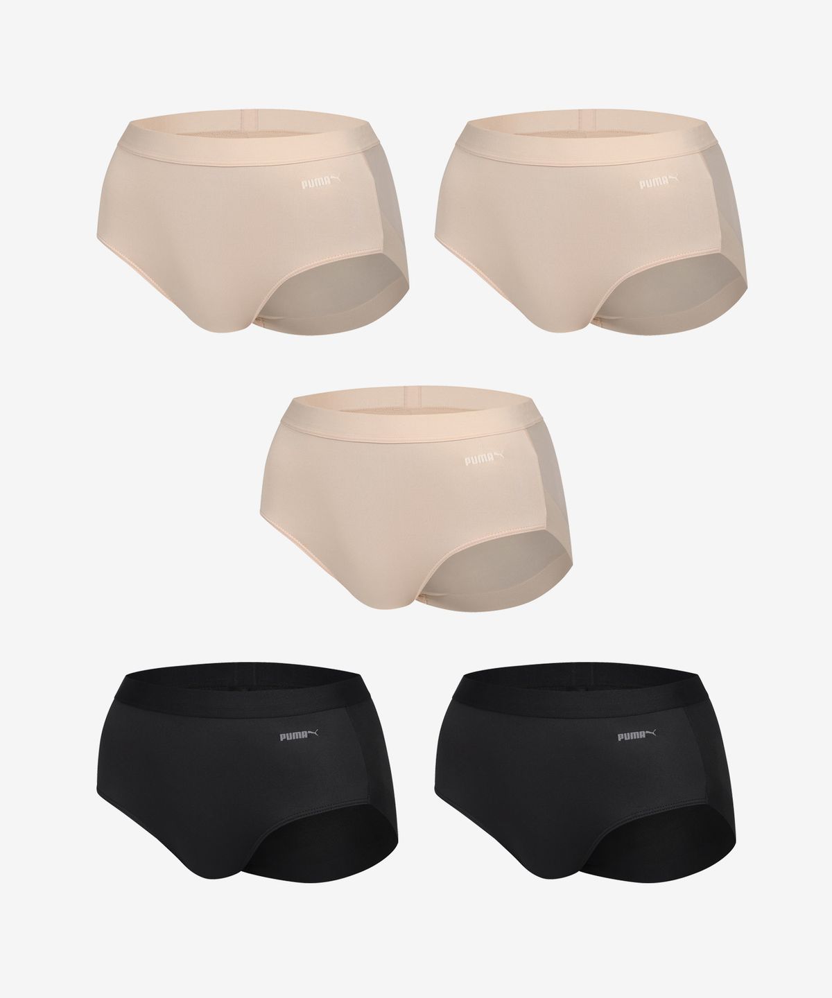 푸마 바디웨어(PUMA BODYWEAR) [5PACK] 데일리 헴팬티