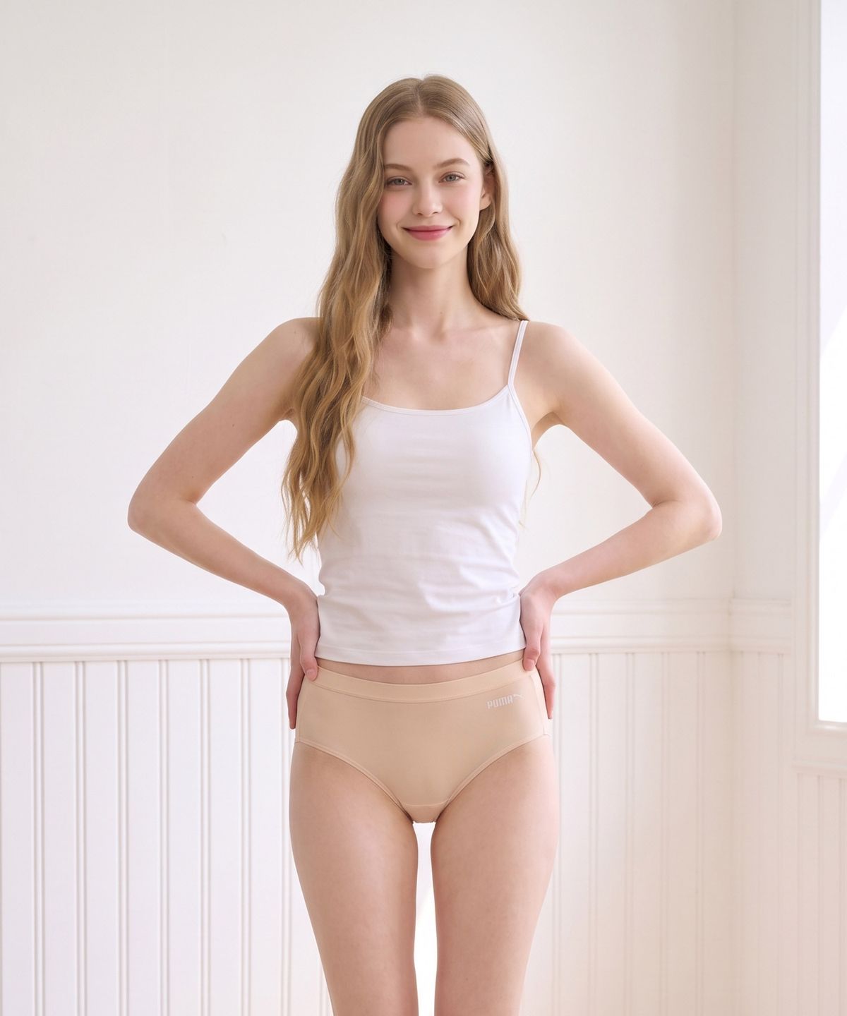 푸마 바디웨어(PUMA BODYWEAR) [5PACK] 데일리 헴팬티