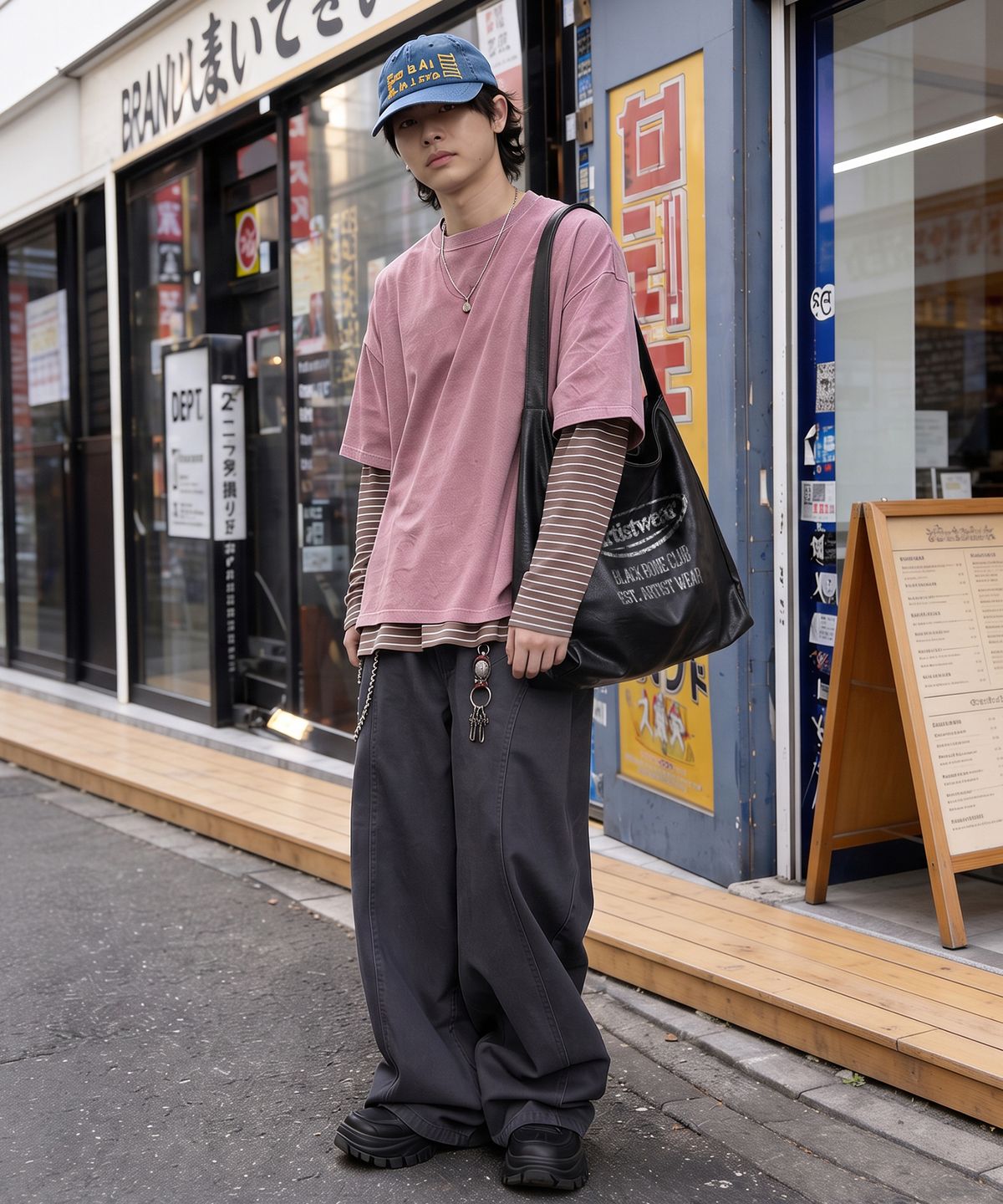 아티스트웨어(ARTISTWEAR) 블랙본클럽 숄더백