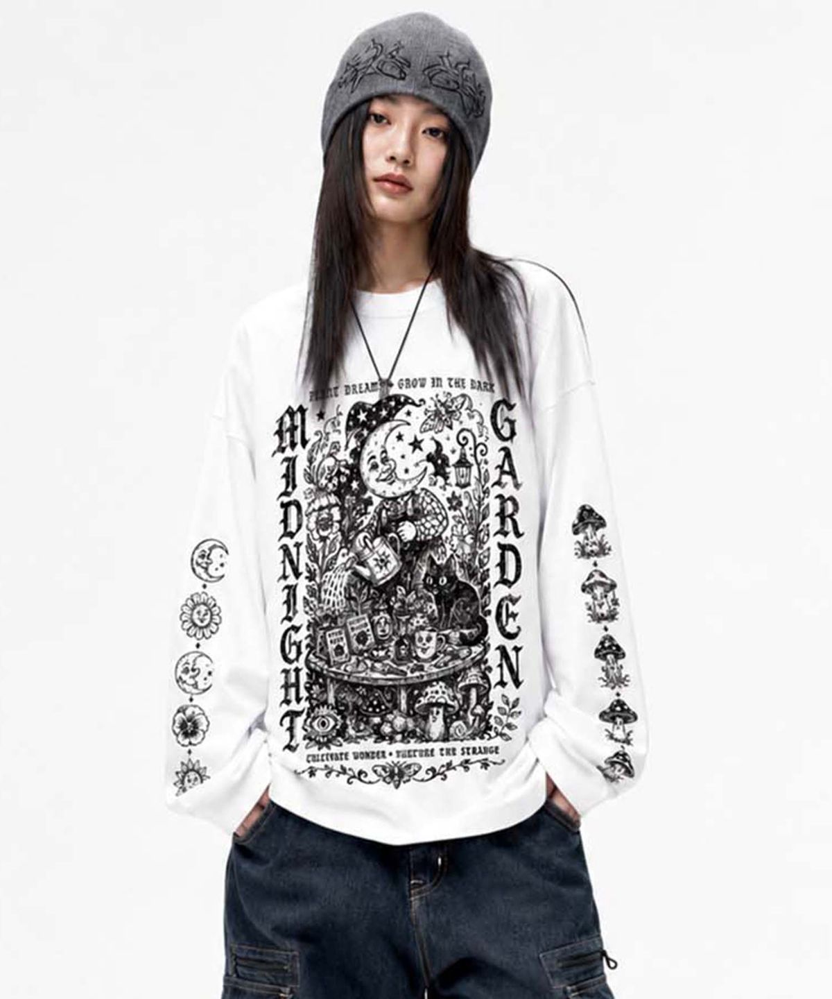 아티스트웨어(ARTISTWEAR) 미스틱가든 긴팔티-2COLOR