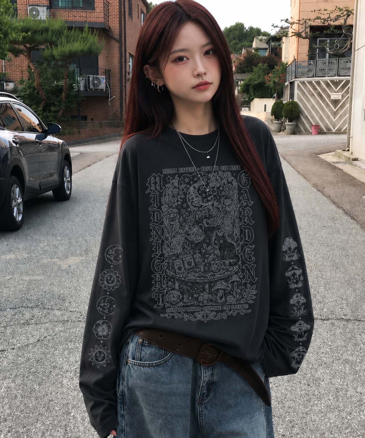 아티스트웨어(ARTISTWEAR) 미스틱가든 긴팔티-2COLOR