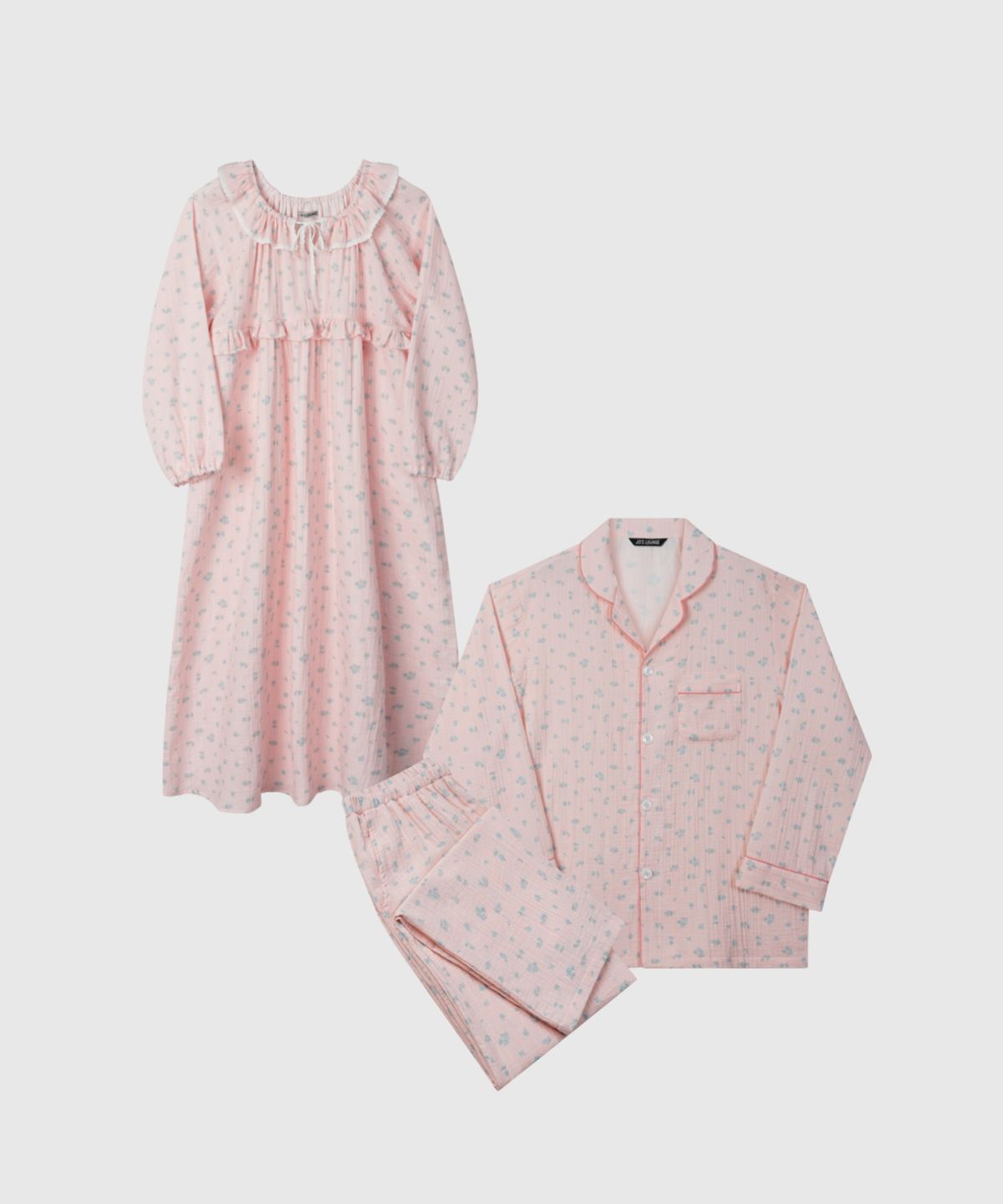 조스라운지(JO'S LOUNGE) (couple) Haze Pajama Set + One-piece