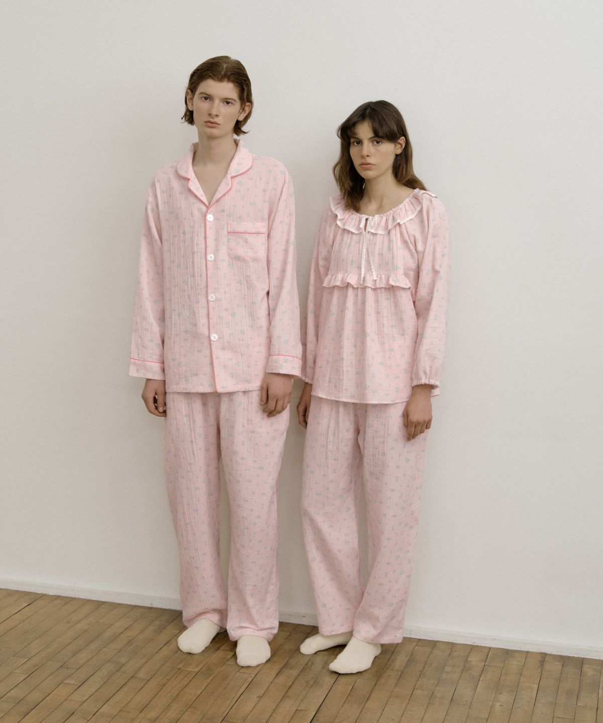조스라운지(JO'S LOUNGE) (couple) Haze Pajama Set + Two-piece