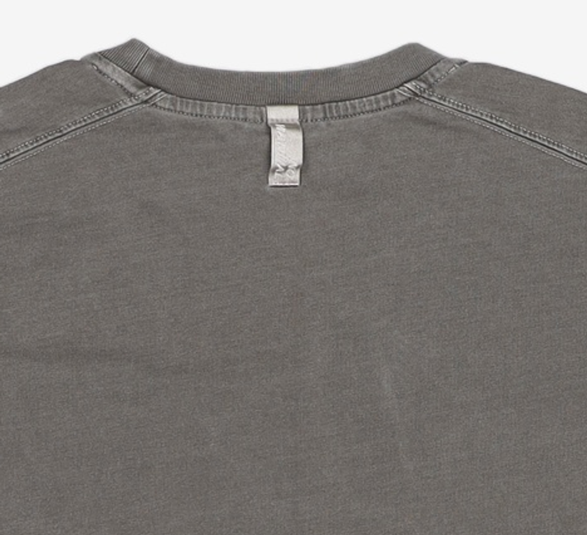 노매뉴얼(NOMANUAL) MOLTING T-SHIRT - CHARCOAL 95