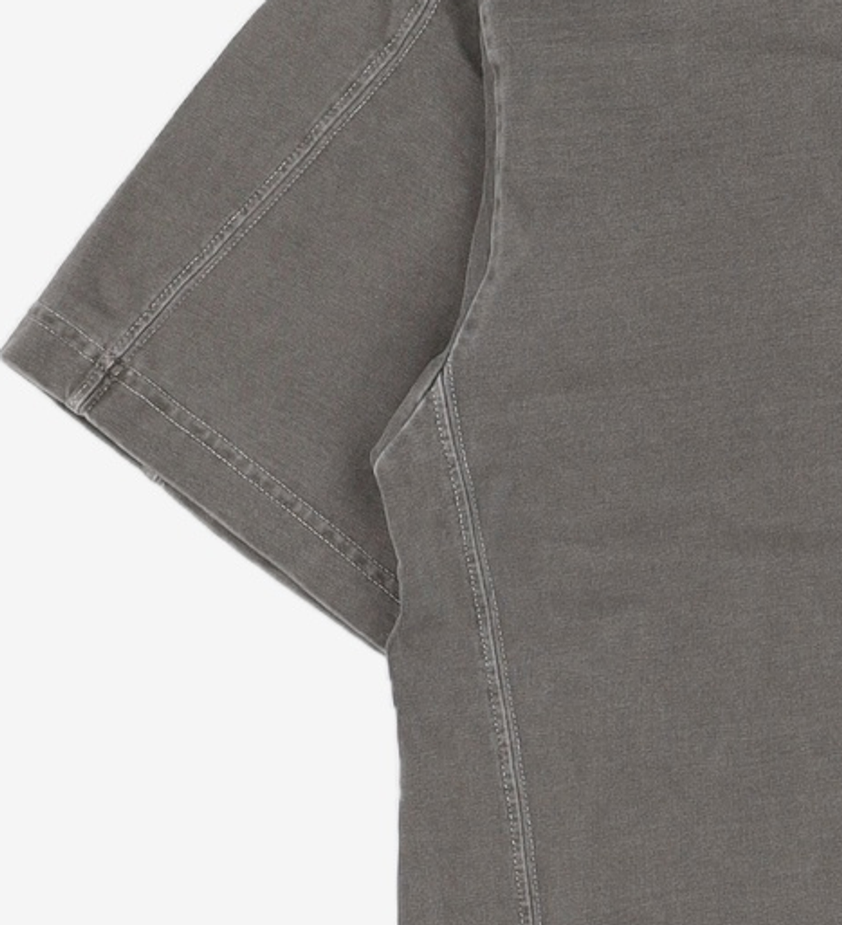 노매뉴얼(NOMANUAL) MOLTING T-SHIRT - CHARCOAL 95