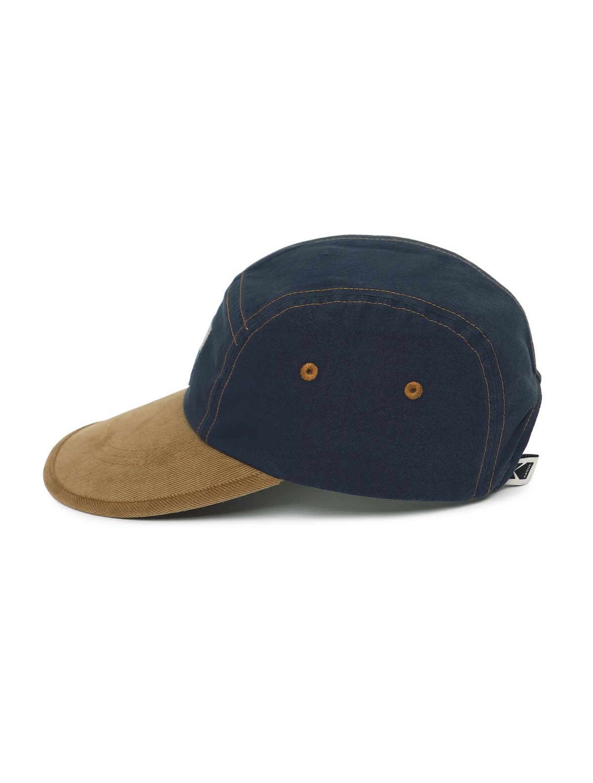 코닥(KODAK) 로고 커브드챙 캠프캡 NAVY