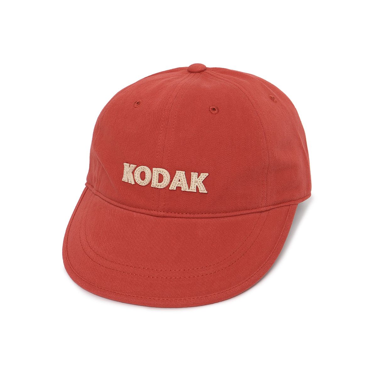 코닥(KODAK) 엠보 로고 패치캡 RED