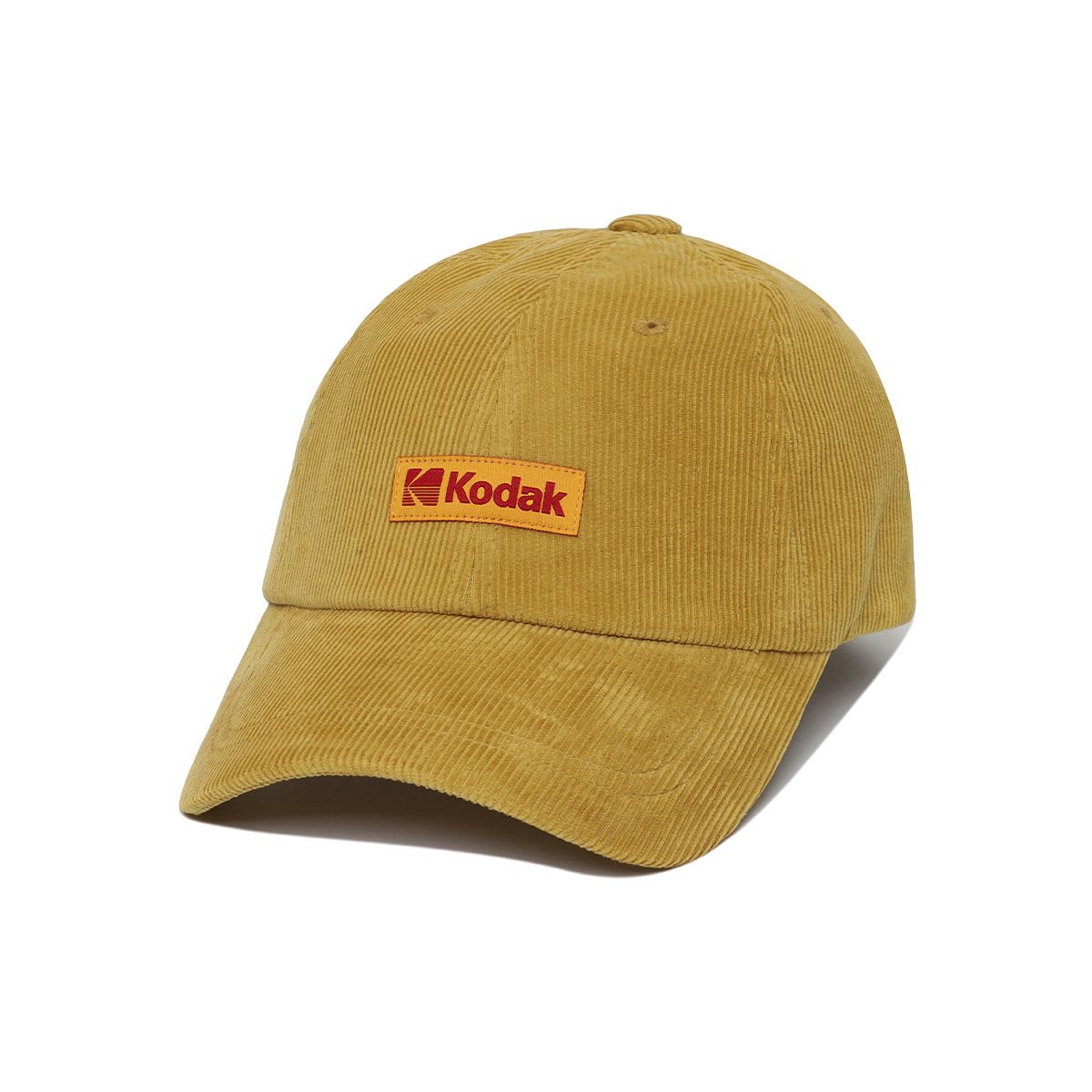 코닥(KODAK) 시그니처핏 코듀로이 볼캡 YELLOW