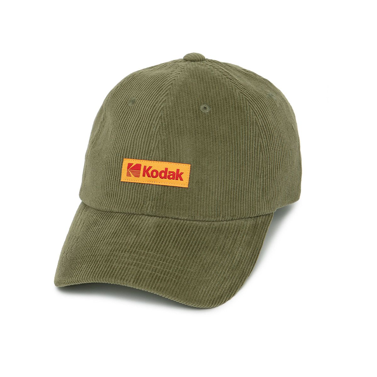 코닥(KODAK) 시그니처핏 코듀로이 볼캡 KHAKI
