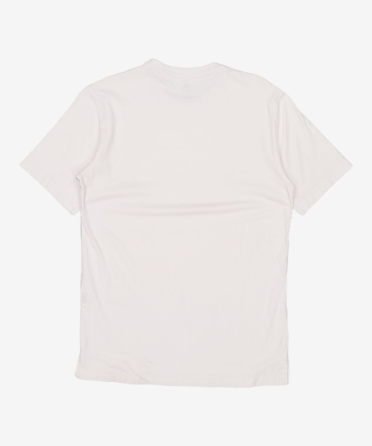 베이직하우스(BASIC HOUSE) UNI 레이어드 라운드 반팔티셔츠 화이트_일반기장(+4cm) LATS0104 95