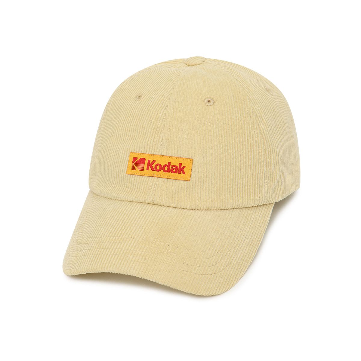 코닥(KODAK) 시그니처핏 코듀로이 볼캡 BEIGE