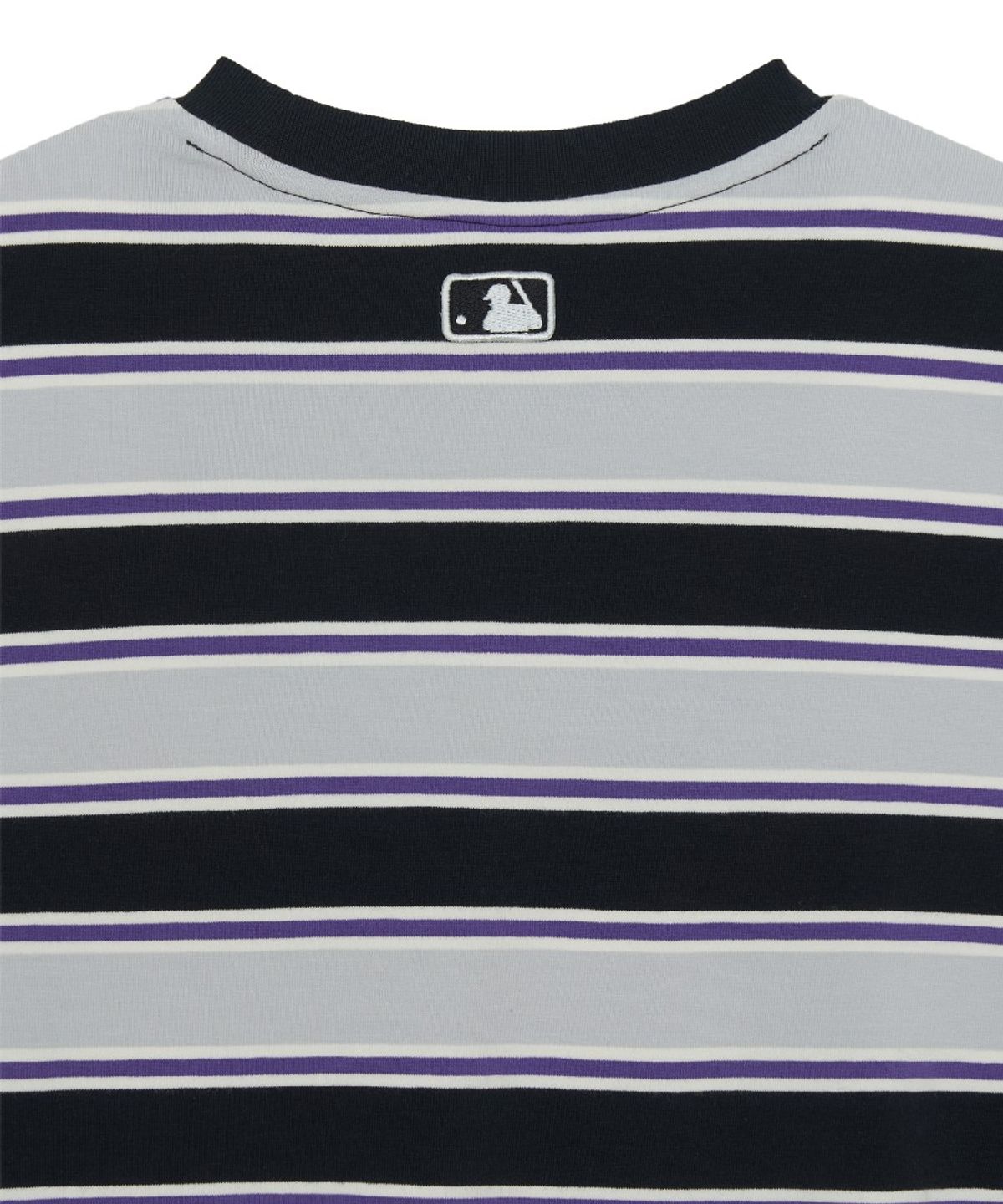 엠엘비 키즈(MLB KIDS) 스포티브 멀티 스트라이프 티셔츠 BOS (D.Violet)