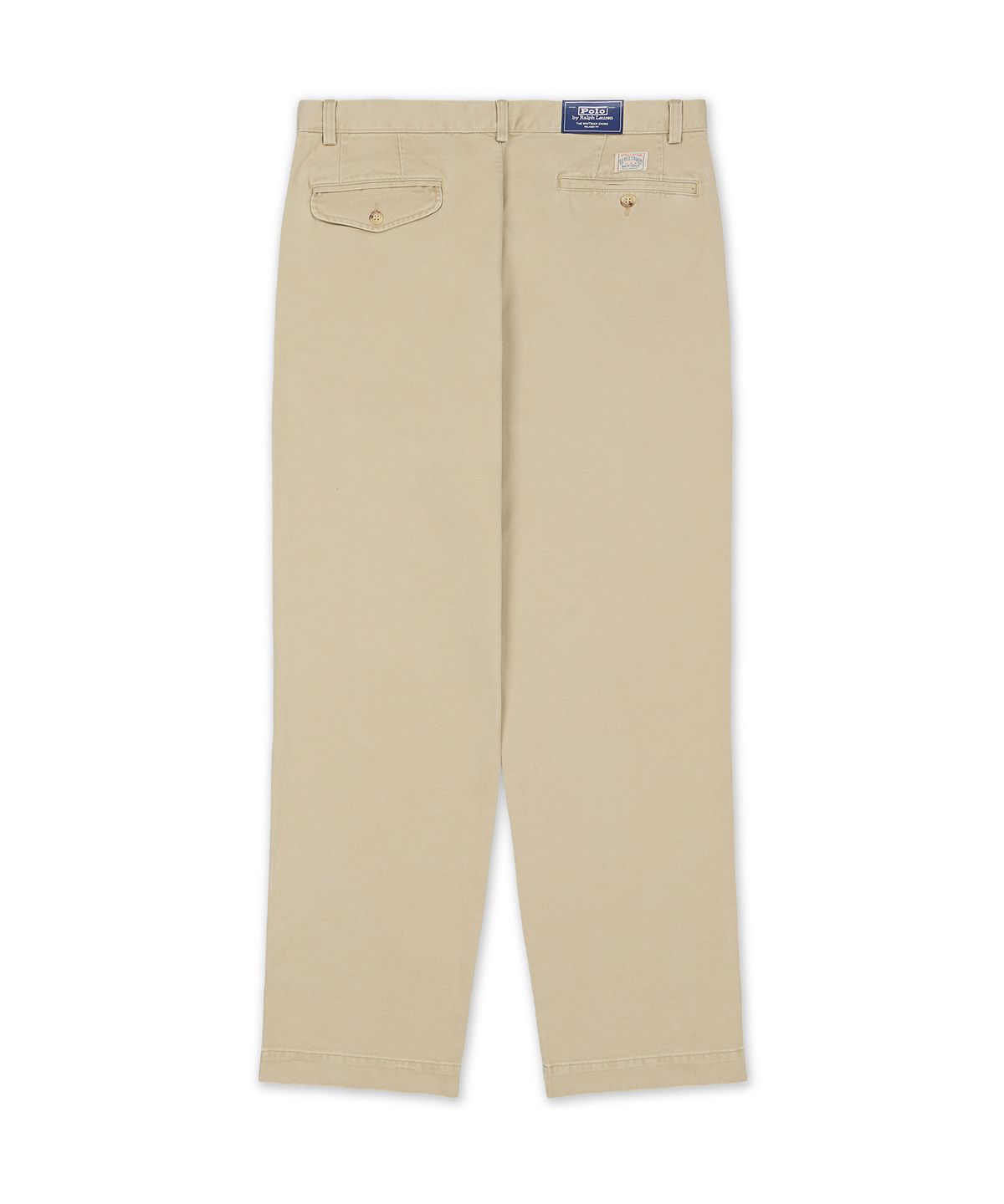 폴로 랄프 로렌(POLO RALPH LAUREN) 휘트먼 릴렉스핏 플리츠 치노 팬츠-베이지/카키