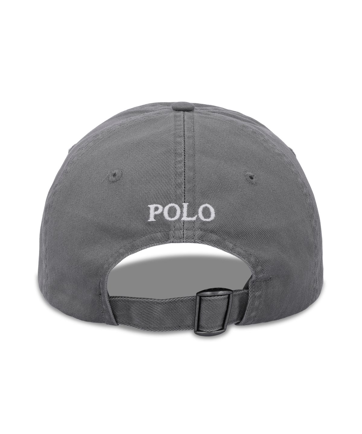 폴로 랄프 로렌(POLO RALPH LAUREN) 코튼 치노 베이스볼 캡-그레이