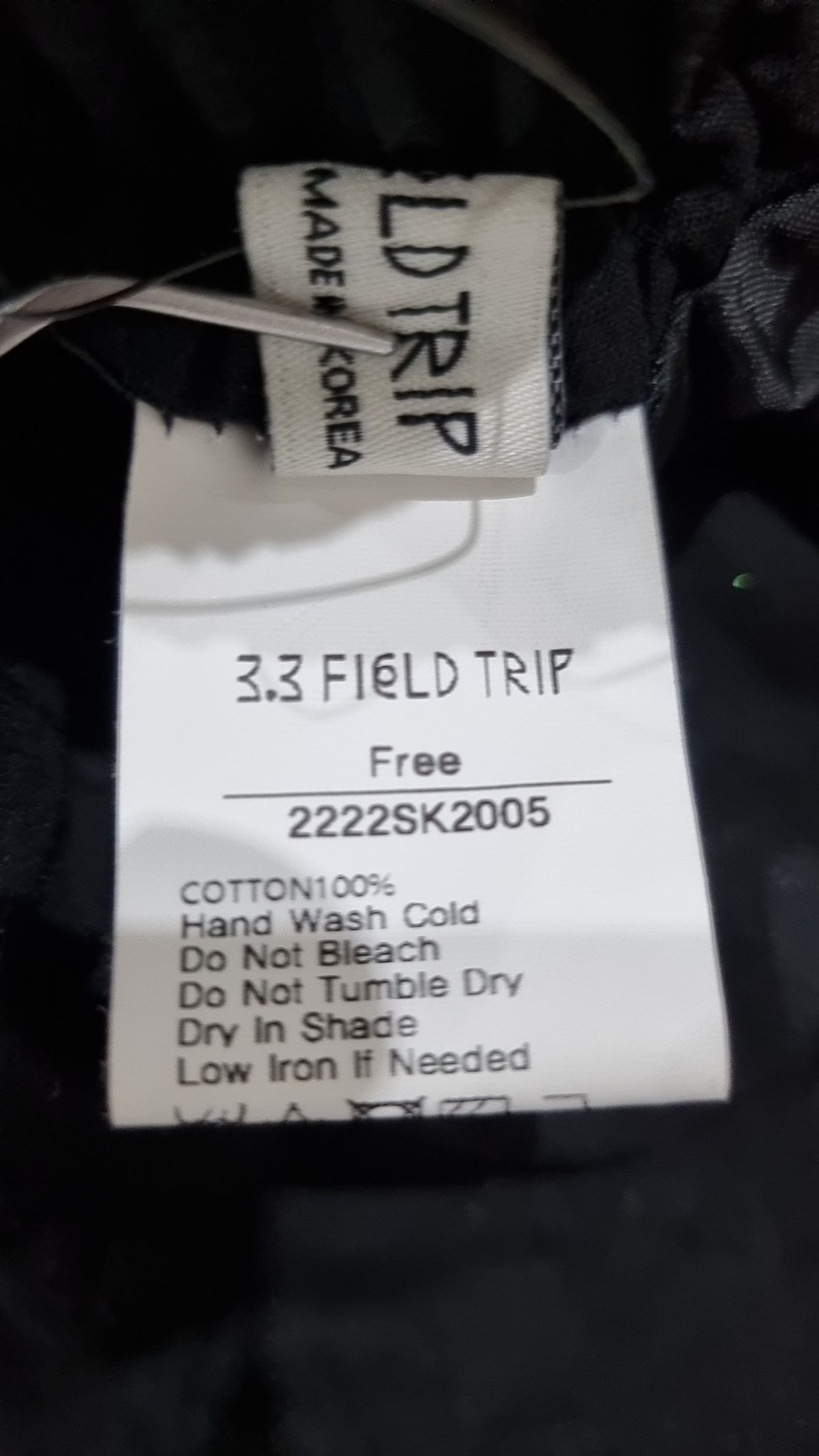 3.3 필드트립(3.3 FIELD TRIP) 미니스커트 FREE